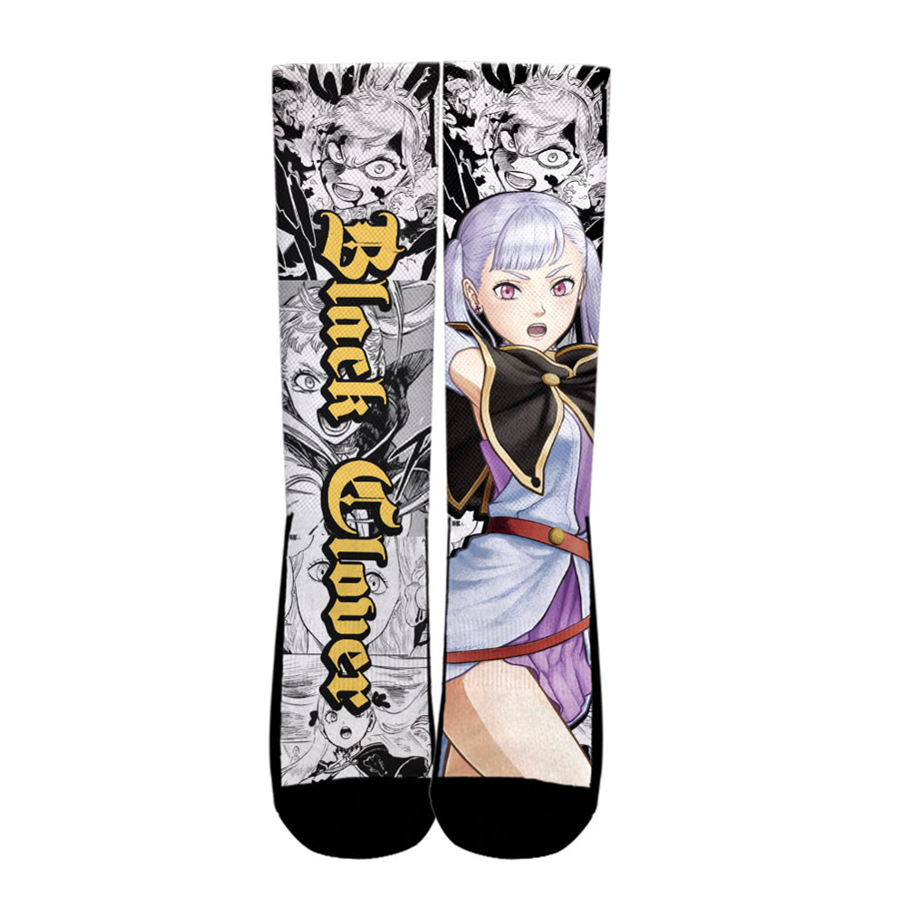 New Trending Black Clover Noelle Silva Socks