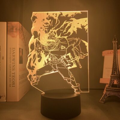 3d Lamp Anime Black Clover Asta Light for Kids Child Bedroom Decor Night Light Birthday Gift 1 - Black Clover Shop