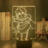 3d Lamp Anime Black Clover Yuno Light for Kids Child Bedroom Decor Night Light Birthday Gift 2 - Black Clover Shop