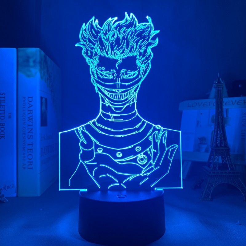 Black Clover Zora Ideale Led Night Light for Bedroom Decor Gift Colorful Nightlight Anime 3d Lamp 1 - Black Clover Shop