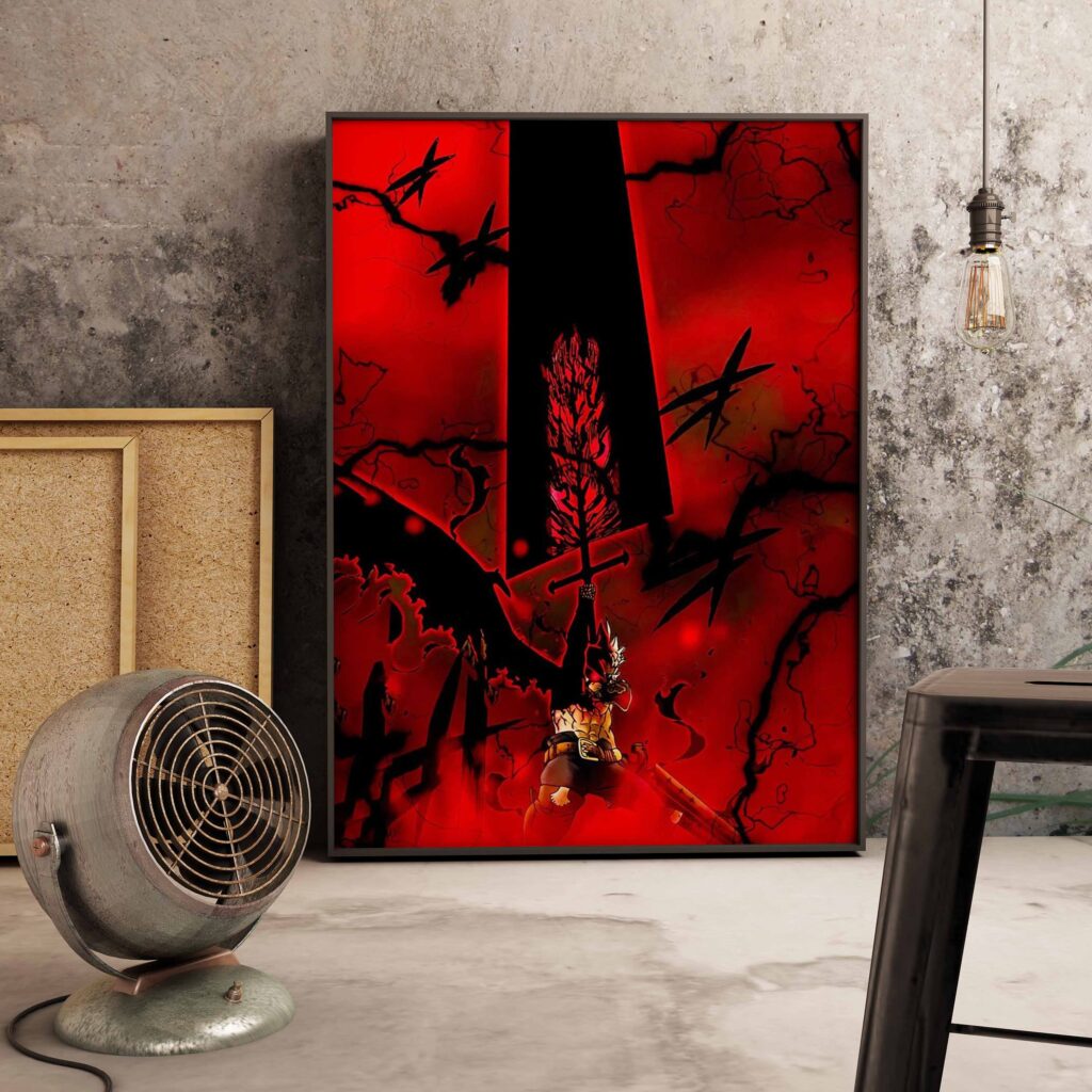 Classic Anime Figure Black Clover Poster Aesthetic Modular Managa Kids Room Decorative Painting Wall Art Decor 10 scaled - Black Clover Shop
