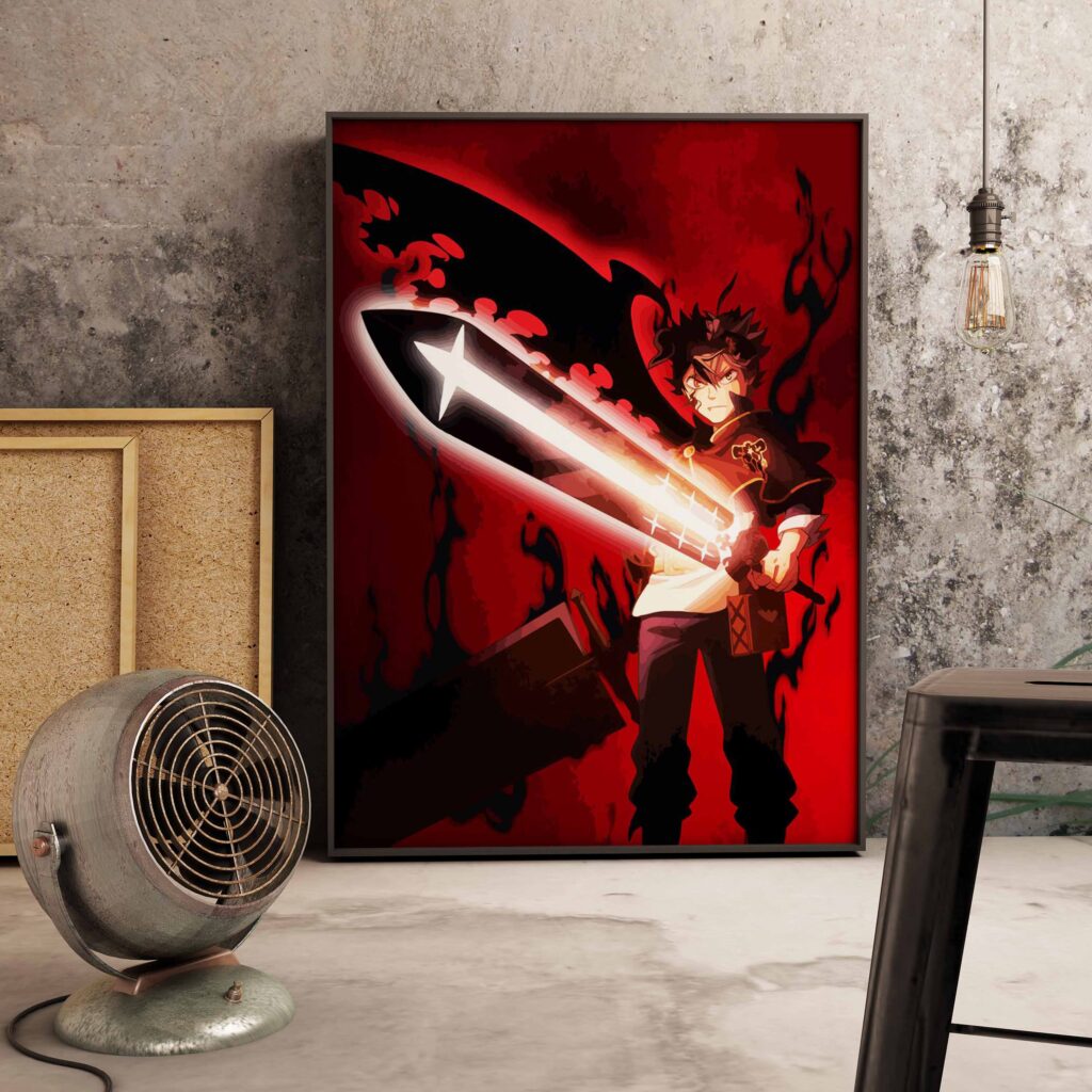 Classic Anime Figure Black Clover Poster Aesthetic Modular Managa Kids Room Decorative Painting Wall Art Decor 14 scaled - Black Clover Shop