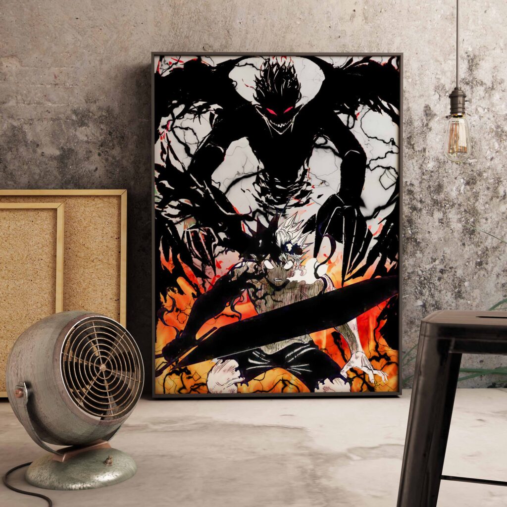 Classic Anime Figure Black Clover Poster Aesthetic Modular Managa Kids Room Decorative Painting Wall Art Decor 2 scaled - Black Clover Shop