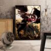 Classic Anime Figure Black Clover Poster Aesthetic Modular Managa Kids Room Decorative Painting Wall Art Decor 8 - Black Clover Shop