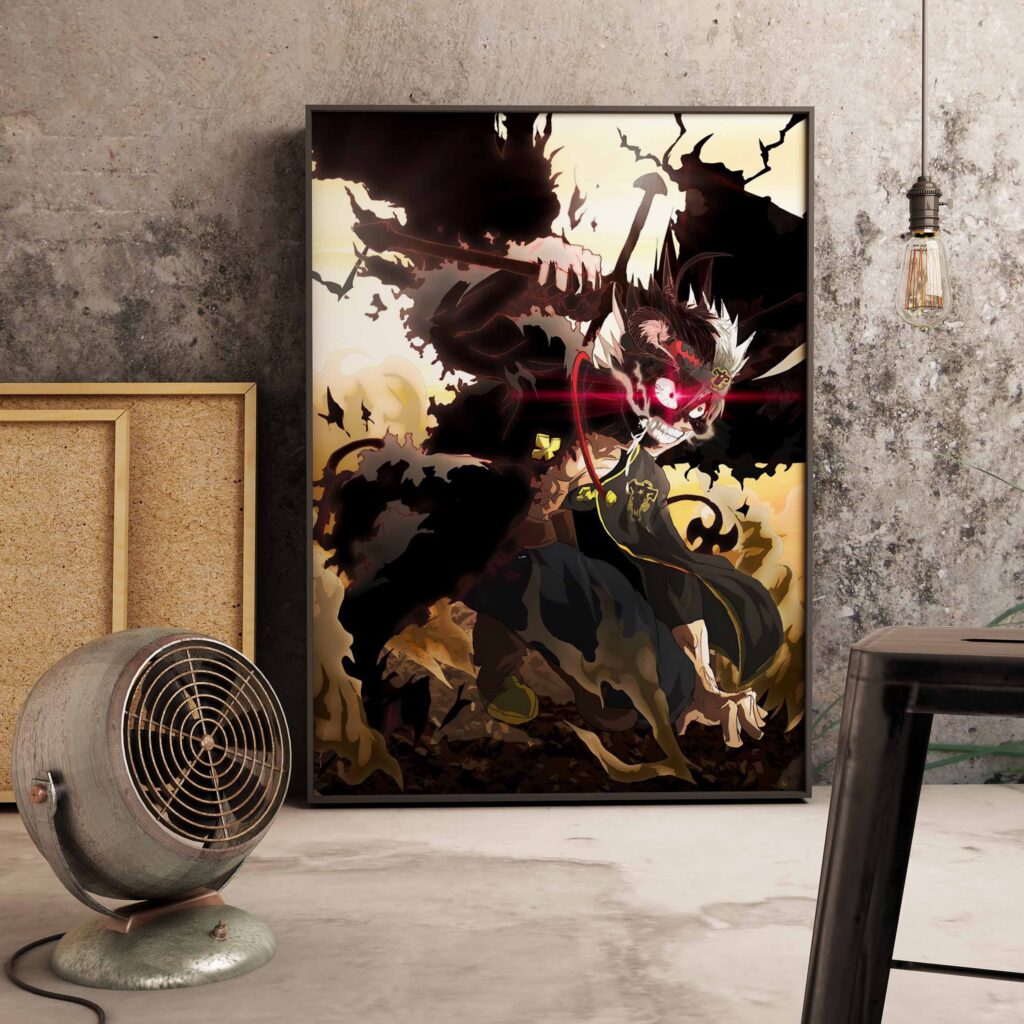 Classic Anime Figure Black Clover Poster Aesthetic Modular Managa Kids Room Decorative Painting Wall Art Decor 8 scaled - Black Clover Shop