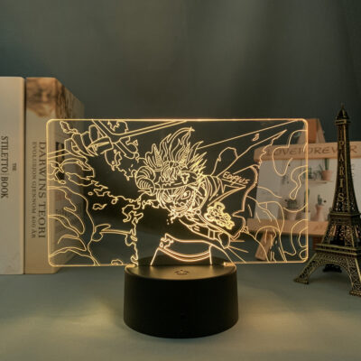 Led Lamp Anime Black Clover Asta for Bedroom Decoration Nightlight Birthday Gift Room Decor Table Lamp - Black Clover Shop
