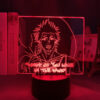 Led Light Anime Black Clover Yami Sukehiro for Kids Bedroom Decoration Nightlight Child Birthday Gift Room - Black Clover Shop