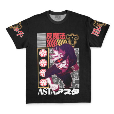 asta shirt front 1 - Black Clover Shop