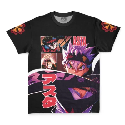 asta shirt front 2 - Black Clover Shop