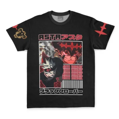 asta shirt front - Black Clover Shop