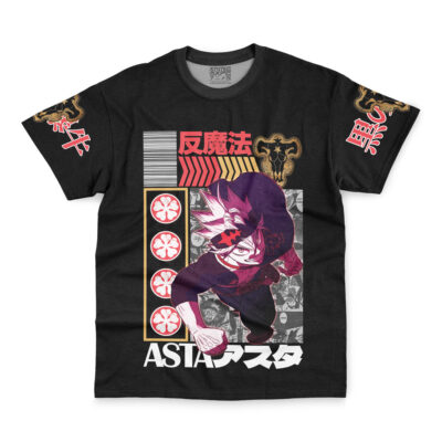 asta shirt wrinkly 1 - Black Clover Shop