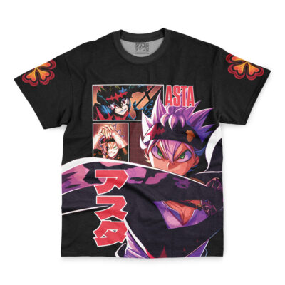 asta shirt wrinkly 2 - Black Clover Shop