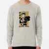 ssrcolightweight sweatshirtmensoatmeal heatherfrontsquare productx1000 bgf8f8f8 18 - Black Clover Shop