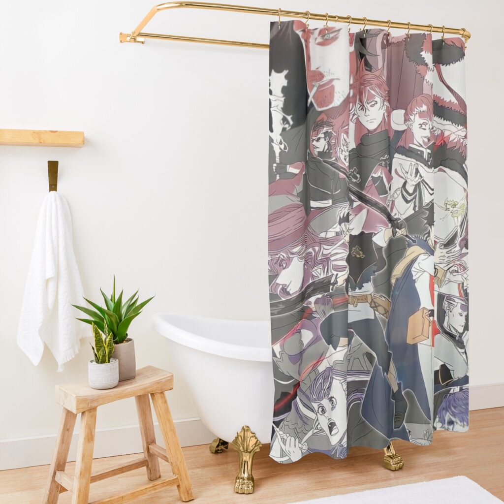 urshower curtain opensquare1500x1500 11 - Black Clover Shop