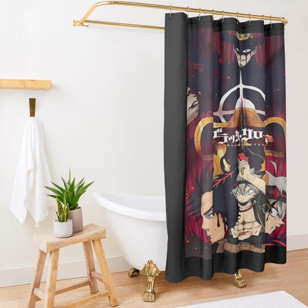 urshower curtain opensquare1500x1500 17 - Black Clover Shop