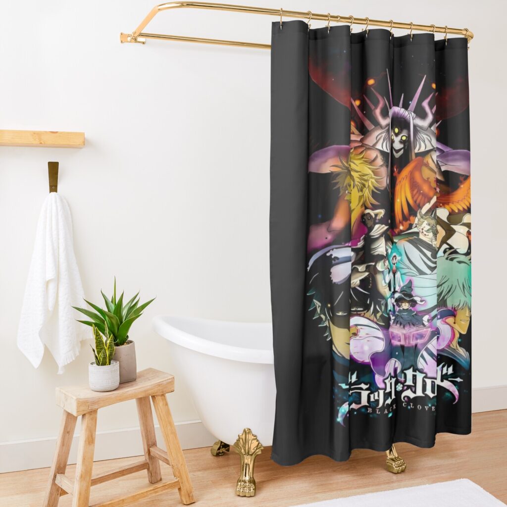 urshower curtain opensquare1500x1500 20 - Black Clover Shop