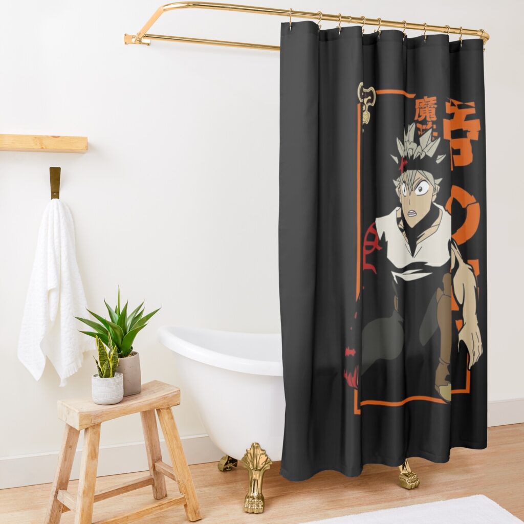 urshower curtain opensquare1500x1500 3 - Black Clover Shop