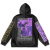 yami Flat Hoodie back - Black Clover Shop