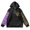 yami Flat Hoodie front - Black Clover Shop