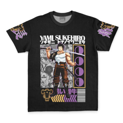 yami shirt front - Black Clover Shop